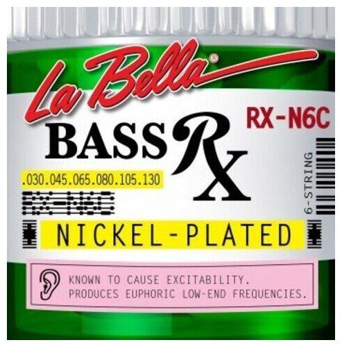 LA BELLA RX-N6C Струны для бас-гитары
