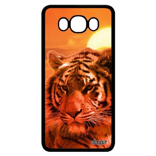 фото Красивый чехол на смартфон // samsung galaxy j7 2016 // "царь тигр" тайга зверь, utaupia, оранжевый