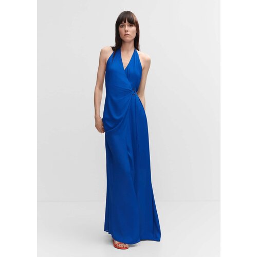 Платье MANGO, размер 36, синий