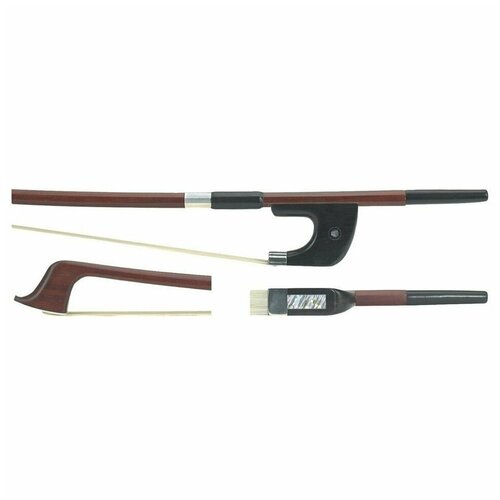 gewa student violin bow brasil wood 3 4 round скрипичный смычок 3 4 Gewa Brasil Wood Student смычок для контрабаса 1/4, немецкая модель