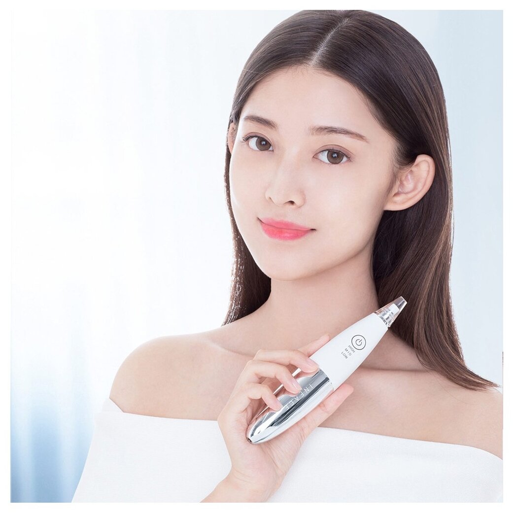 Xiaomi Вакуумный прибор для лица InFace MS7000, белый - фотография № 7