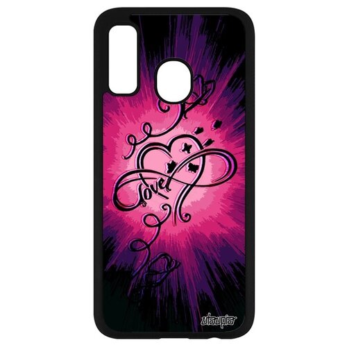 фото Противоударный чехол на телефон // samsung galaxy a40 // "бесконечность" сердце вечный, utaupia, розовый