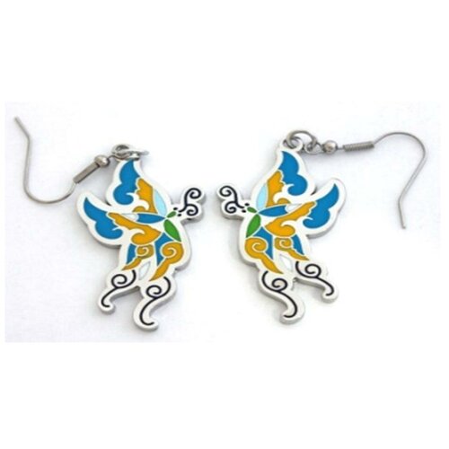 Серьги с подвесками Ed Hardy, мультиколор