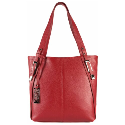 фото Сумка/сумка женская/сумка женская натуральная кожа/mayger/а-дс-953-1/красный/модель шоппер/вмещает формат а4