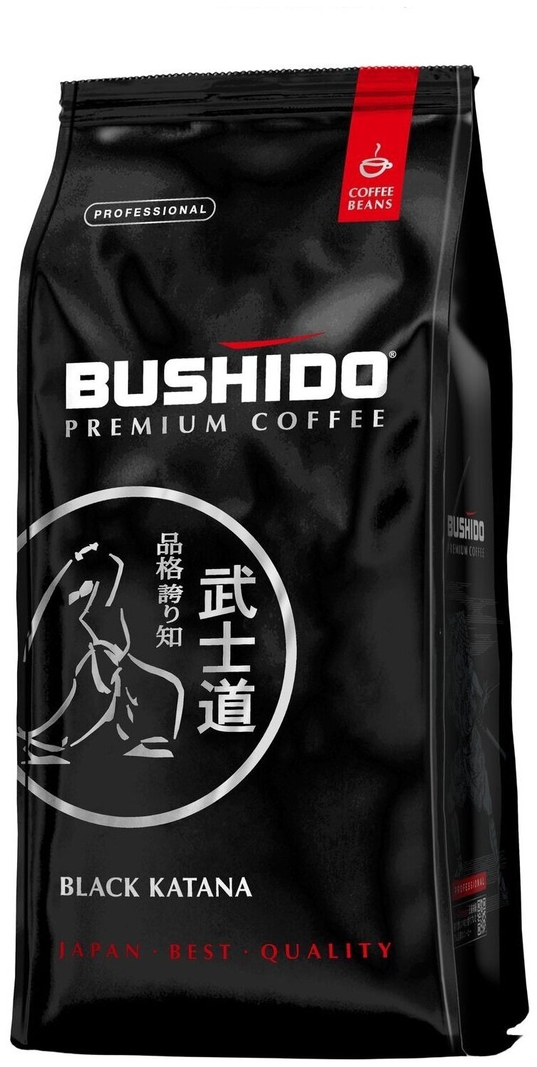 Кофе в зернах Bushido Black Katana, 1 кг