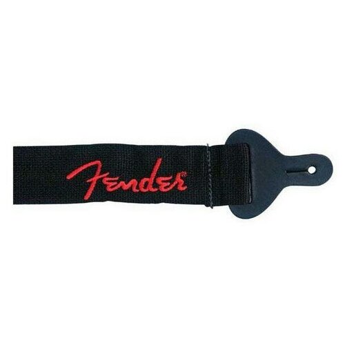 Ремень для гитары Fender BLACK/RED LOGO