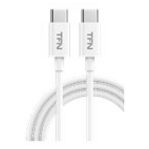 Кабель USB Type C 1 м белый TFN, TFN-CUSBCC1MTPWH л* кабель tfn type c type c 1 0м цвет белый tfn tfn cusbcc1mtpwh