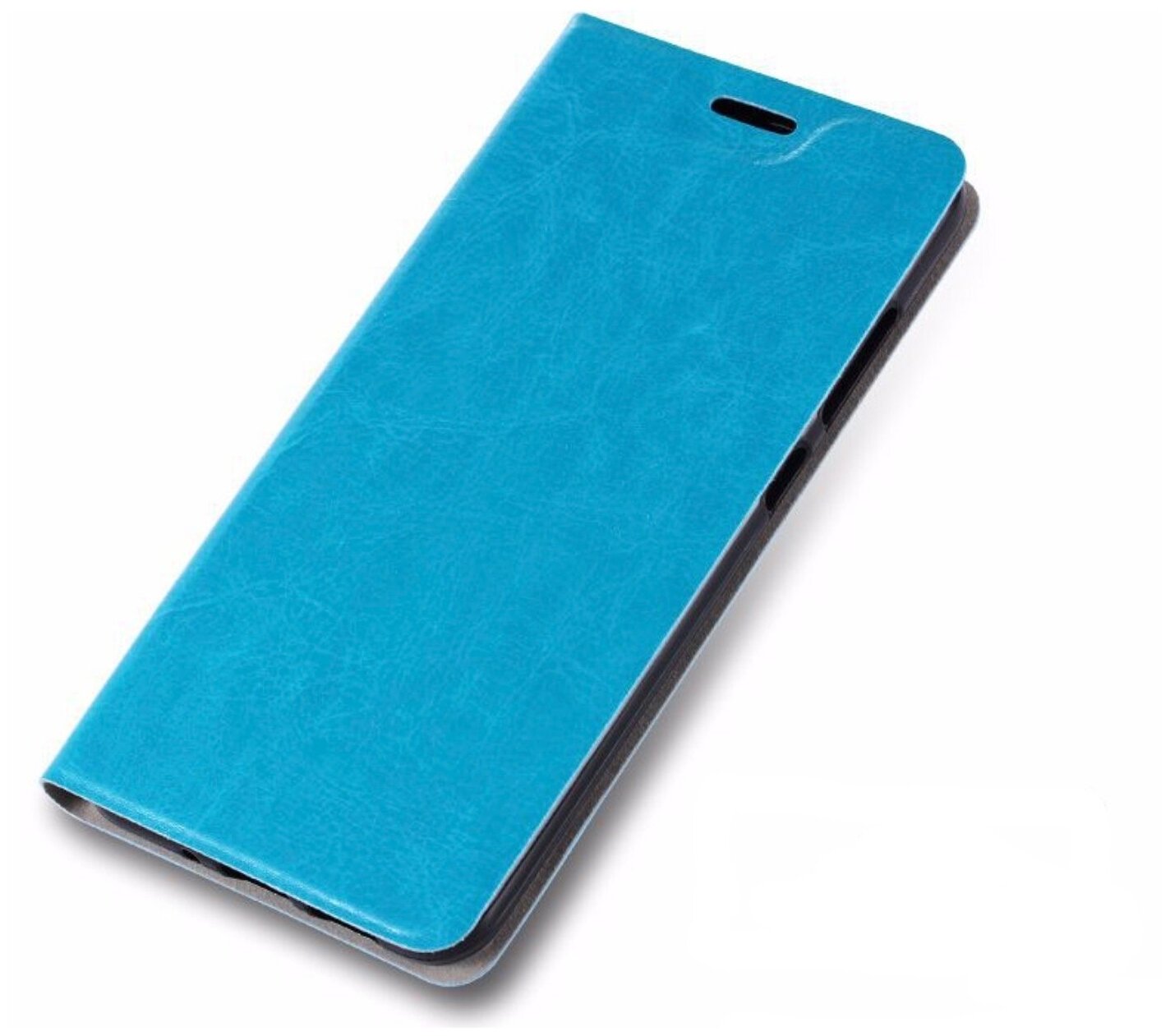 Чехол-книжка MyPads для Samsung Galaxy A11 SM-A115F (2020) водоотталкивающий с мульти-подставкой на жесткой металлической основе голубой