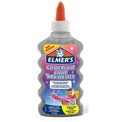 Клей для слаймов Glitter glue 177мл, с блестками ELMERS 2077255 - 1 шт.