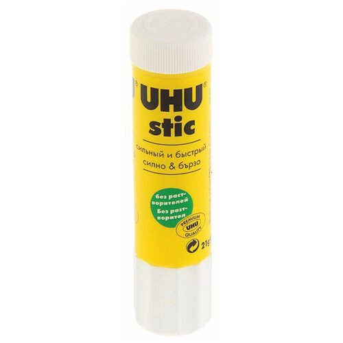 Клей-карандаш UHU STIC, 21 г, 33 клей карандаш uhu stic pastel белый 21 г