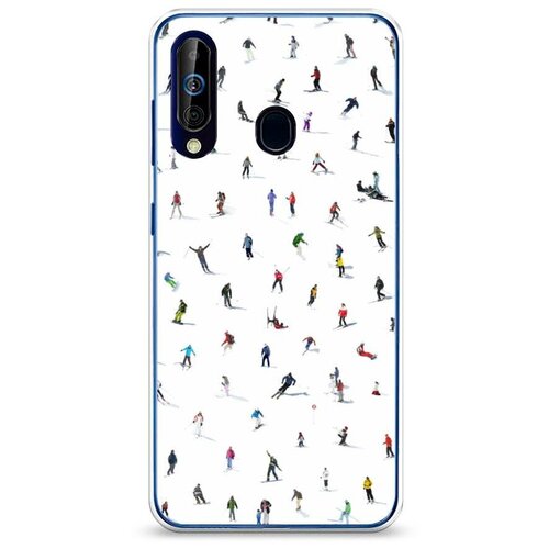 фото Силиконовый чехол "хобби лыжи" на samsung galaxy a60 / самсунг галакси а60 case place