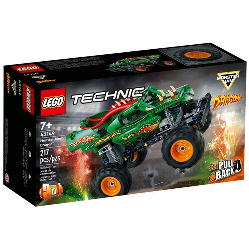 Конструктор LEGO Technic 42149 Monster Jam Дракон, 217 дет. lego technic monster jam™ dalmatian 42150