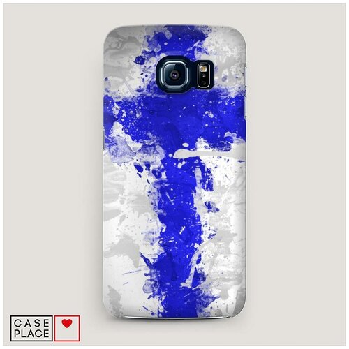 фото Чехол пластиковый samsung galaxy s7 флаг финляндии 2 case place