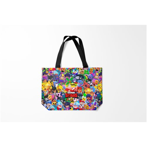 фото Сумка-шоппер / 46х35 см / геймерам / brawl stars sprout спраут burnettie