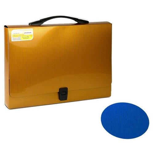 Папка-портфель на застежке Sahand, А4, 360 мм * 265 мм * 40 мм, пластиковая, 800 мкм, ассорти, матовая, карман для визитки, 