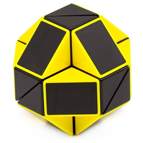 Головоломка ShengShou (SengSo) Змейка Рубика Черно-желтый зеркальная головоломка shengshou sengso mirror blocks 2x2 серебряный