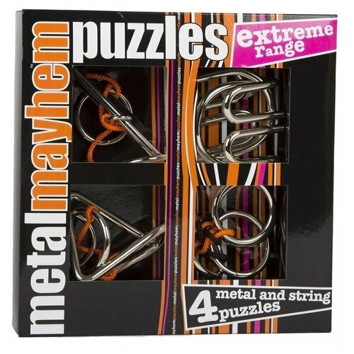 Головоломка металлическая Kaisiqi metal puzzle набор головоломок квадригами