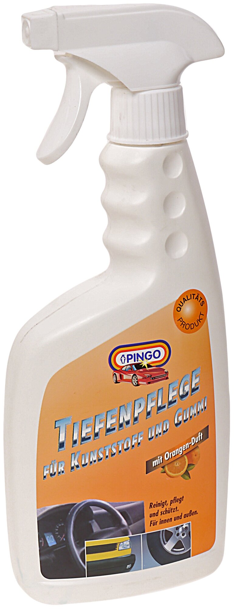 Pingo Средство для проникающей очистки пластика с ароматом апельсина, спрей 500 мл. 00775-9