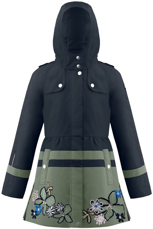 Пальто для активного отдыха детское Poivre Blanc S21-2300-Jrgl/F Fancy Oxford Bleu2/Peacock Green (Возраст:14)