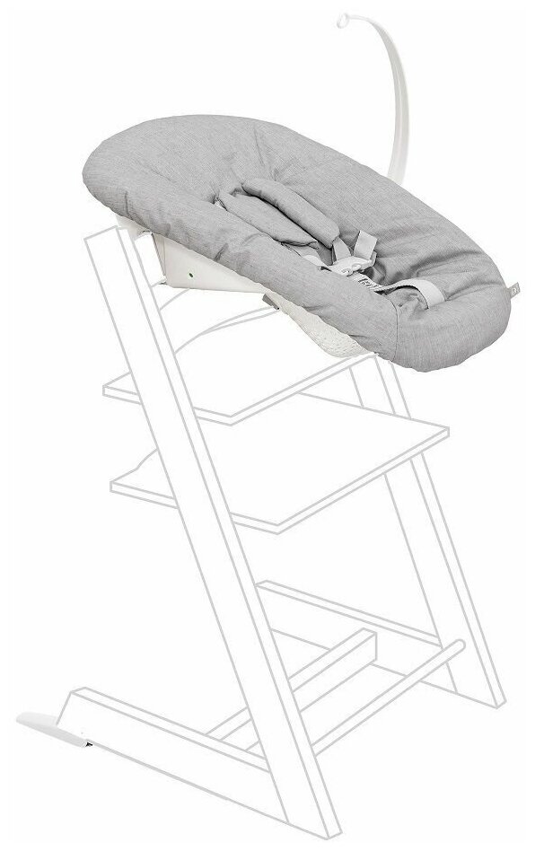 Сиденье Stokke Newborn Set для новорожденного в стульчик Tripp Trapp Grey 526101