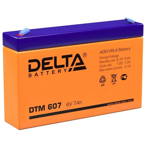 Аккумулятор для ИБП DELTA DTM 607