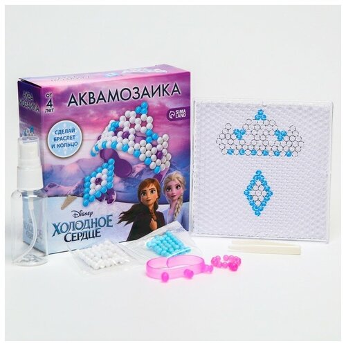 фото Аквамозаика украшения, браслет и кольцо, холодное сердце 6756848 сима-ленд