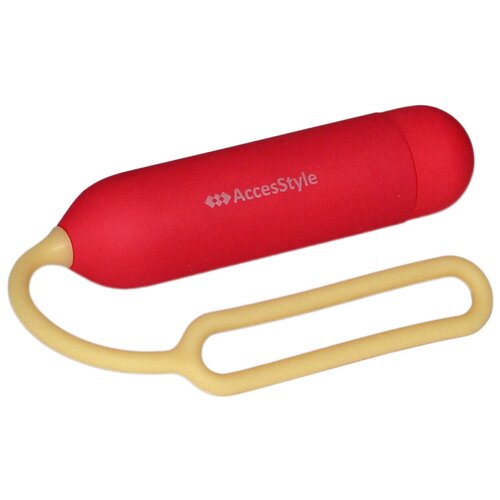 Универсальный внешний аккумулятор AccesStyle Z019 2600 мАч красный Прорезиненный водонепроницаемый корпус с кронштейном Выход USB 5B1А 39900₽