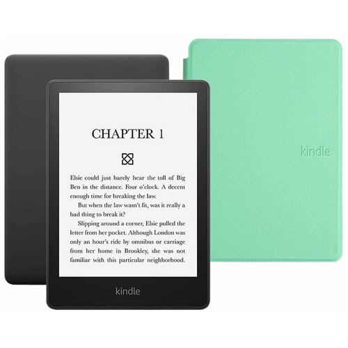 Электронная книга Amazon Kindle PaperWhite 2021 8Gb black Ad-Supported с обложкой ReaderONE