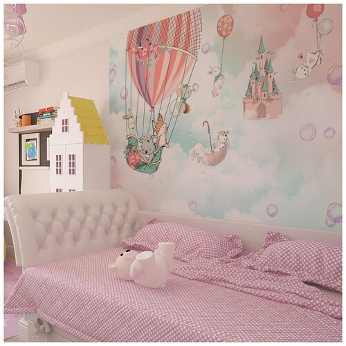 Детские бумажные фотообои 