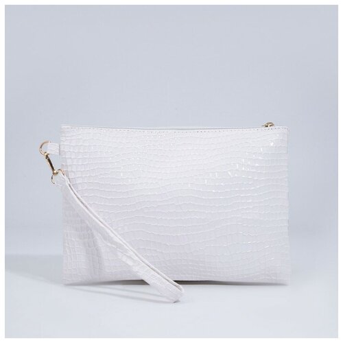 фото Сумка клатч сима-ленд, белый сима-лэнд