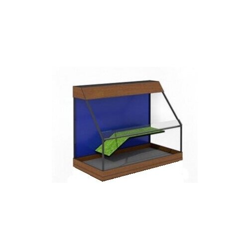 Террариум Zelaqua 70л (610х310х460) открытый орех