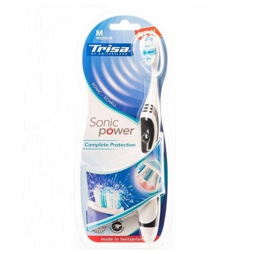 Trisia Электрическая зубная щетка Trisa Sonicpower akku 661910-Grey 277500₽
