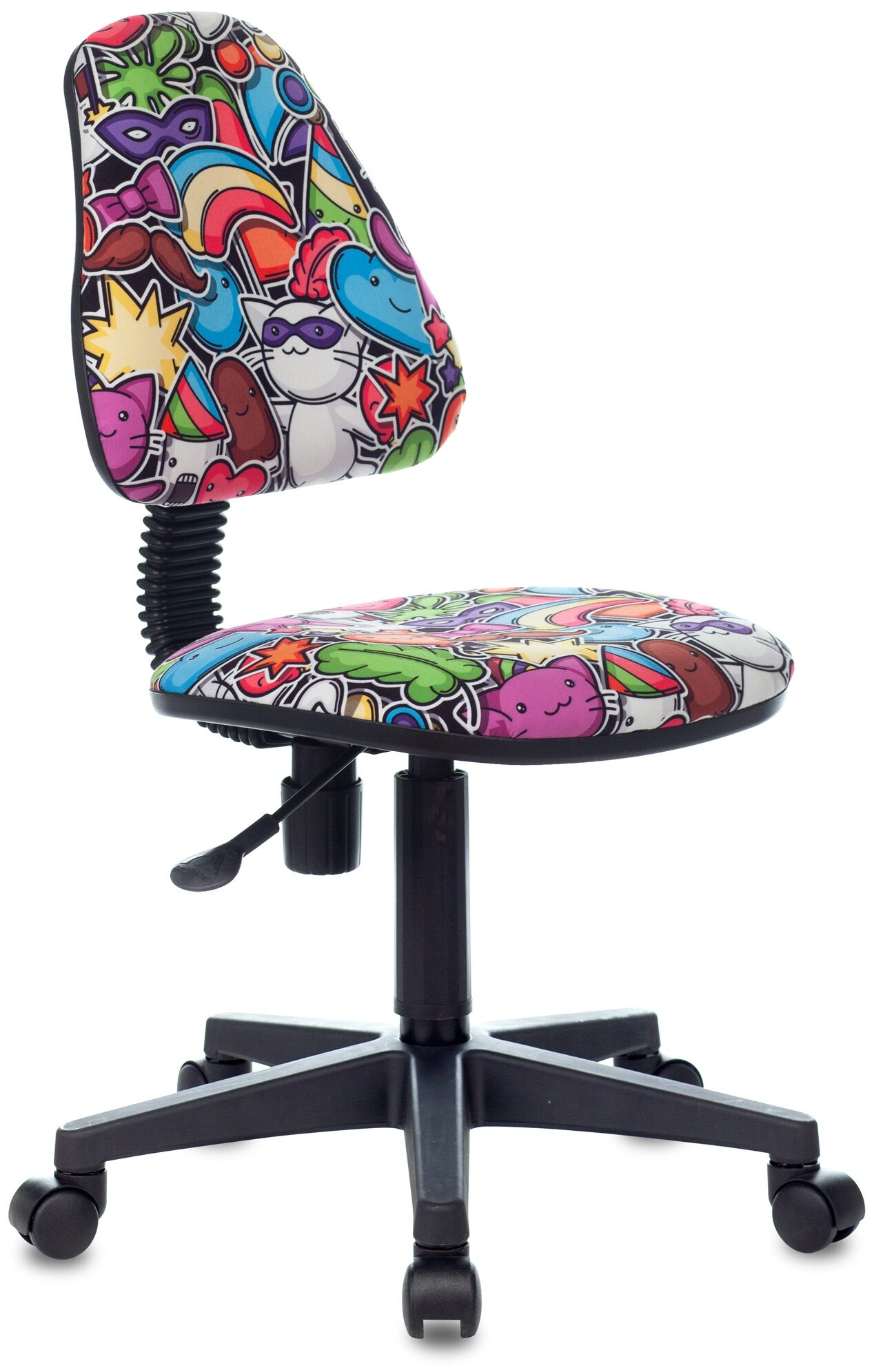 Компьютерное кресло Бюрократ KD-4 детское, обивка: текстиль, цвет: мультиколор маскарад