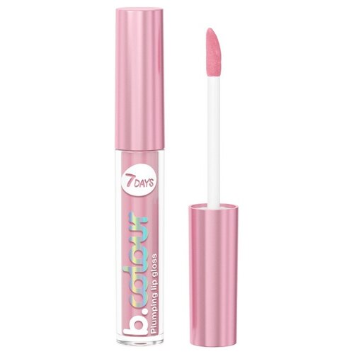 7DAYS блеск для губ с эффектом плампинга b.colour, 02 soft pink niceface 34 цвета блеск для губ водостойкий нюдовый матовый жидкий бриллиантовый стойкий блеск для губ