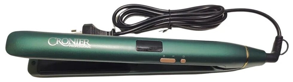 Выпрямитель для волос CRONIER CR-963 ,темно-зеленый - фотография № 10