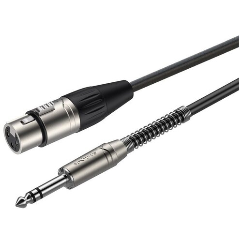 Кабель аудио 1xJack - 1xXLR Roxtone SMXJ220/1 1.0m кабель микрофонный force fmc 05 1 1м