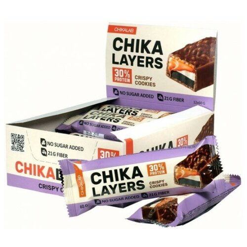 CHIKA LAYERS 30 Protein Bar 60 g