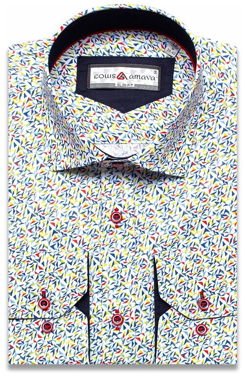 Рубашка Louis Amava, размер (46)S, мультиколор