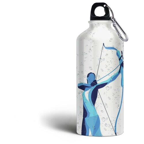 Бутылка спортивная/туристическая фляга Стрельба из лука спорт - 138
