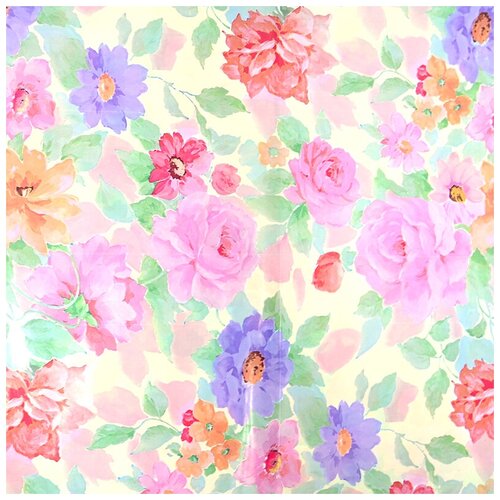 фото Скатерть пэт, цветочная пастель, 120*180 см, 1 шт. дон баллон