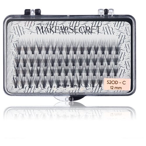 Пучки для ресниц S20D-C 12мм, MAKE-UP-SECRET