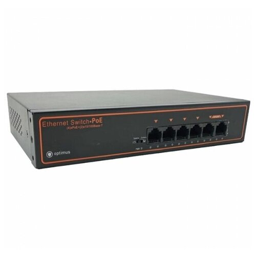 UM1-E64P mini PoE коммутатор Optimus 430000₽