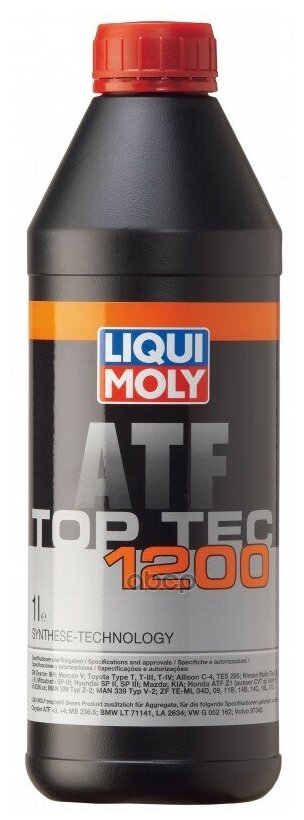 Масло трансмиссионное Liqui Moly Top Tec ATF 1200 для АКПП (1л)