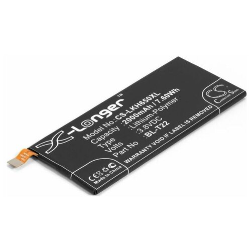 фото Аккумулятор cameronsino cs- lkh650xl для lg zero h650e cameron sino