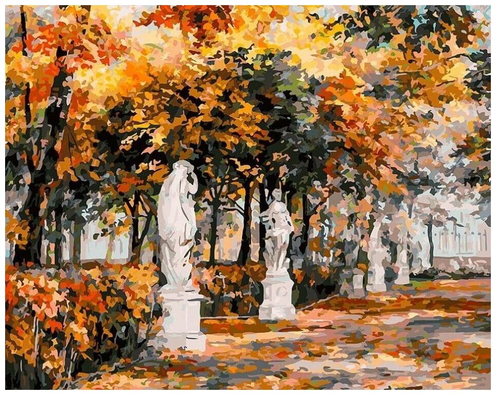 Картина по номерам "Санкт-Петербург. Летний сад", 50x40 см