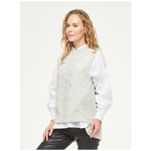 Жилет женский VAY 5222-1711 (42-44, св.серый меланж)