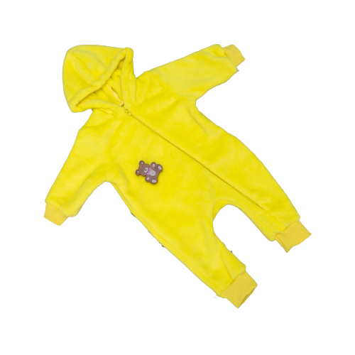 Комбинезон Снолики, открытая стопа, размер 74, желтый