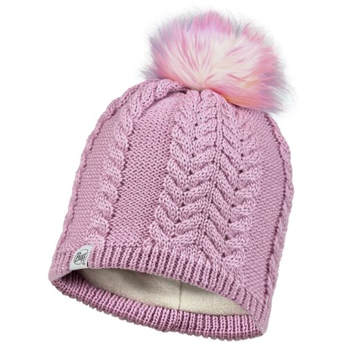 Шапка Buff Knitted & Full Fleece Hat NINA Lilac Sand