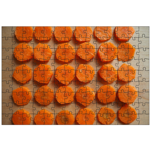 фото Магнитный пазл 27x18см."морковь, диски, овощи" на холодильник lotsprints