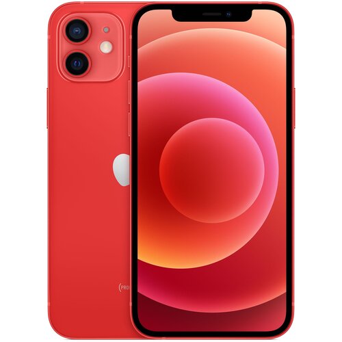 Смартфон Apple iPhone 12 64 ГБ RU, nano SIM+eSIM, (PRODUCT)RED